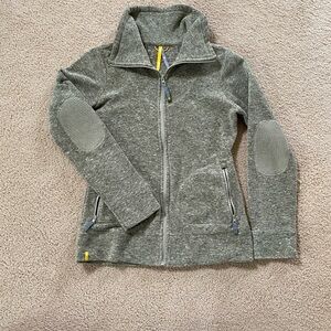Women's Lole olive green Fleece jacket small